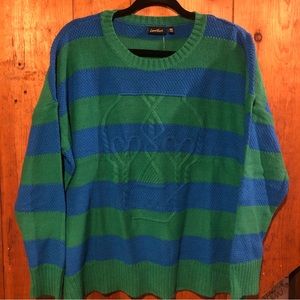 Torrid/Lovesick NWT striped skull sweater!